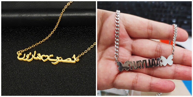 personalised family names heart necklace suppliers, custom name pendant customized jewellery manufacturers personalised family names heart necklace suppliers, custom name pendant customized jewellery manufacturers